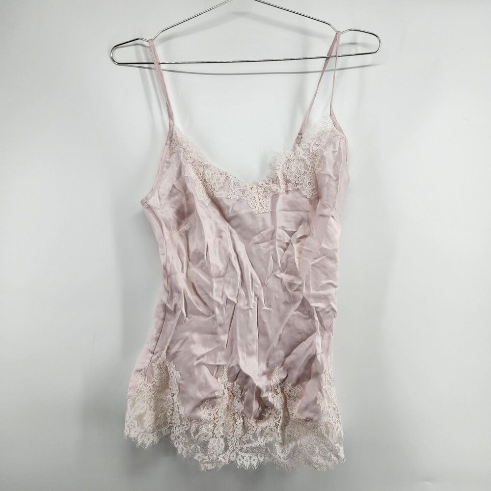 Adore Me Atelier Women's XS Pink Vegan Silk Cami Top NWT